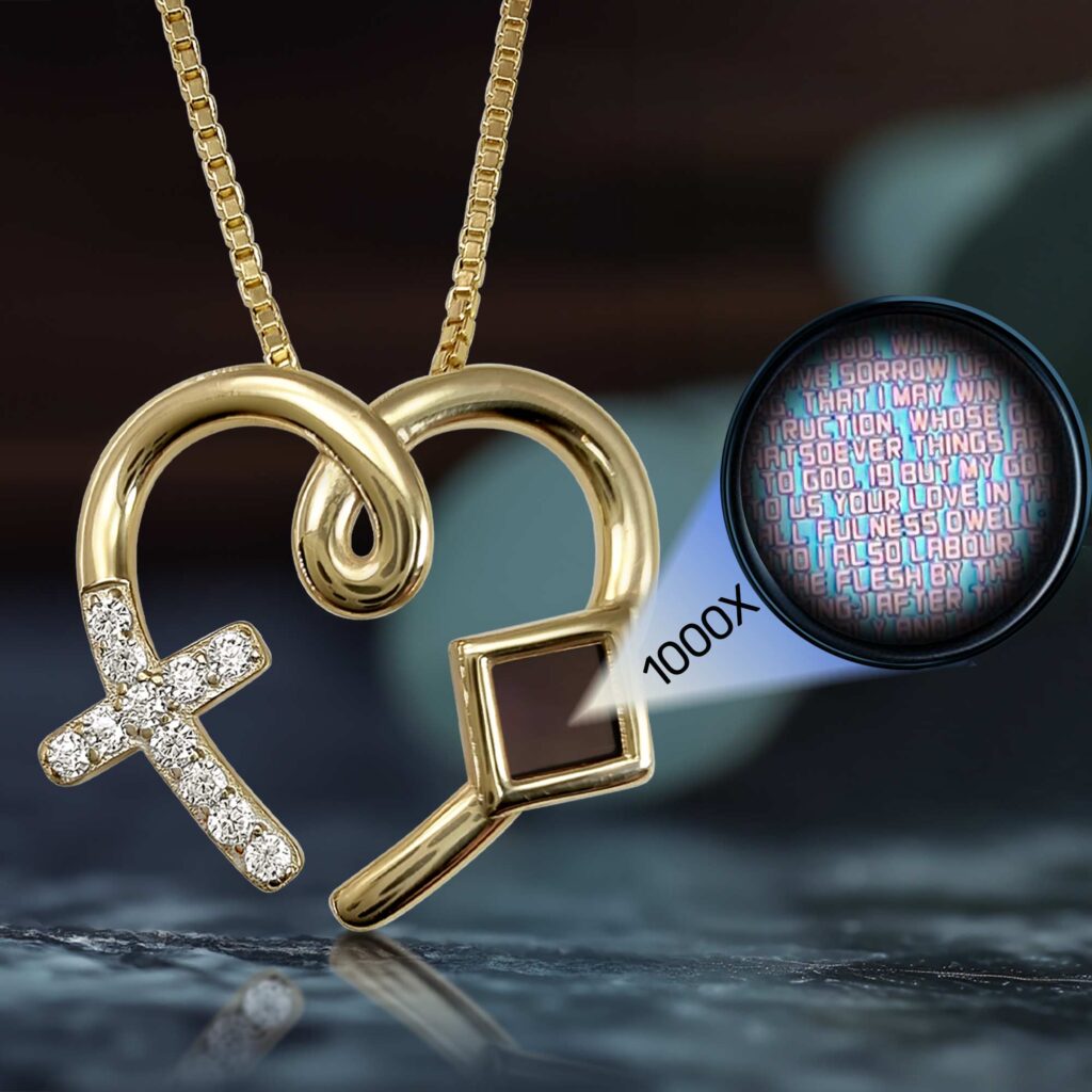 Nano Jewelry Pendant with Complete Bible Inside My Nano Jewelry